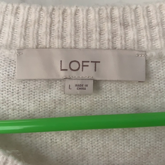 LOFT cream colored sweater - Picture 2 of 3